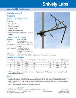 Data sheet - Shively Labs