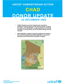30000 Chadians have been displaced by interethnic
