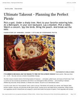 HOUR Picnic - Annabel Cohen Cooks Detroit.