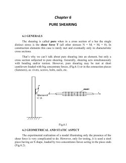 Chapter 6 PURE SHEARING