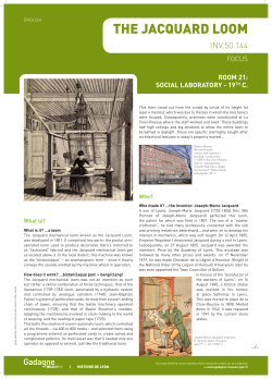 THE JACQUARD LOOM