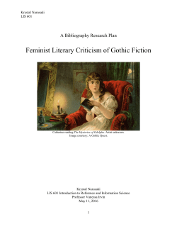 Feminist Literary Criticism of Gothic Fiction