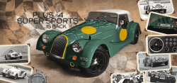 Morgan Plus 4 Supersports Brochure