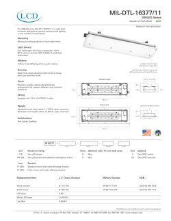 MIL-DTL-16377/11 - The LCDoane Company