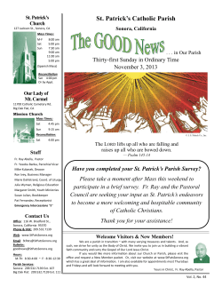 St. Patrick`s Catholic Parish