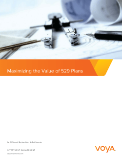 Maximizing the Value of 529 Plans