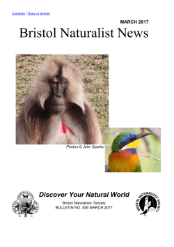 March 2017 - Bristol Naturalists Society