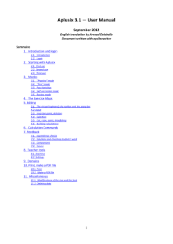Aplusix 3.1 User Manual