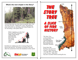 Story Tree Brochure - Missoula Fire Sciences Laboratory