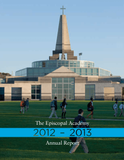 The Episcopal Academy Annual Report