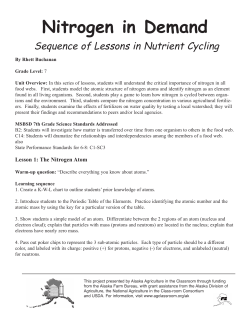 Nitrogen in Demand - Fairbanks Soil and Water Conservation District