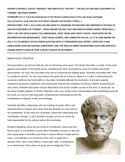 1 EXCERPT`S ARTRICLE- PLATO`S &ldquo;REPUBLIC&rdquo; AND