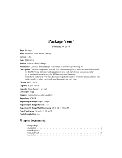 Package `rem`