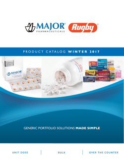 Catalog - Major® Pharmaceuticals