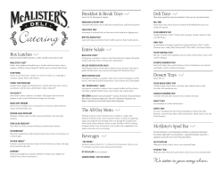 We cater to your every whim.