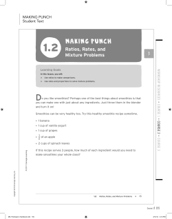 Making Punch - Carnegie Learning