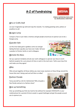 our fundraising tips document