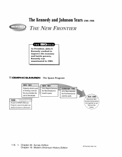 The Kennedy and Johnson Years (1960-1968)