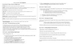 Romeo and Juliet -‐ Act 3 Organizer