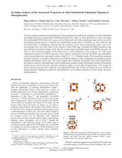 Ab Initio Analysis of the Structural Properties of