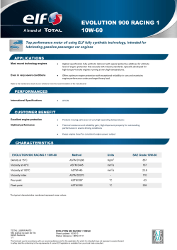 EVOLUTION 900 RACING 1 10W-60
