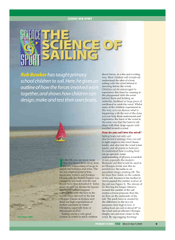 The science of sailing - The Association for Science Education