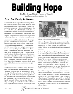 From Our Family to Yours&hellip; - Family Promise of Hawaii