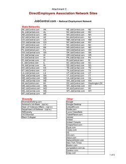 DirectEmployers Association Network Sites