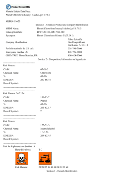 Material Safety Data Sheet