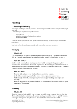 Reading - RMIT University