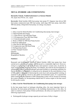 Metal Hydride Air-Conditioning