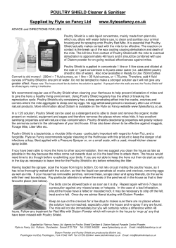 Information about Poultry Shield