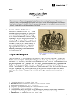 Aztec Sacrifice