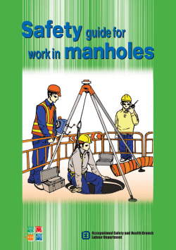 Safety Guide for Work in Manholes