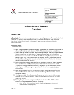 Procedure - Kwantlen Polytechnic University