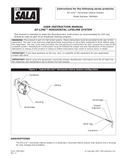 EZ-Line Horizontal Lifeline