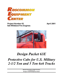 Project Number 63April 2001 - Roscommon Equipment Center