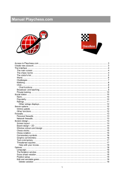 Manual Playchess