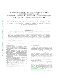 A Herschel Study of D/H in Water in the Jupiter