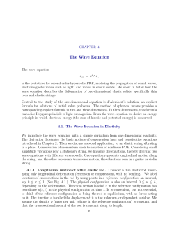 The Wave Equation