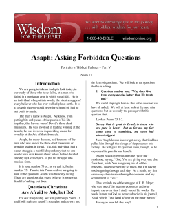 Asaph: Asking Forbidden Questions