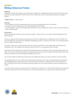 Writing Historical Fiction