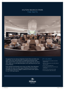 HILTON MUNICH PARK THE FACTS
