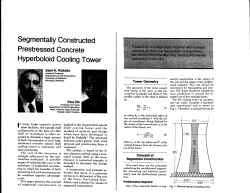 Segmentally Constructed Prestressed Concrete Hyperboloid