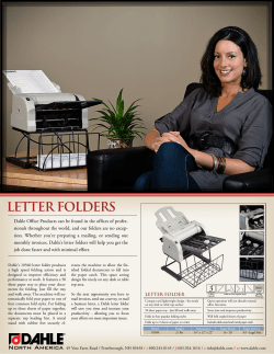 letter folders - Dahle North America
