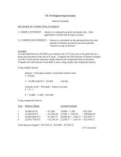 METHODS OF COMPUTING INTEREST