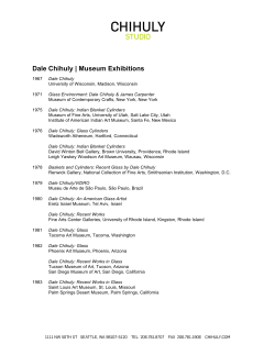 Dale Chihuly | Museum Exhibitions