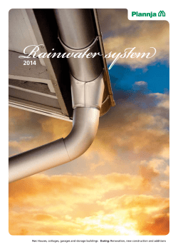 Plannja Rainwater System