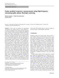 Scalar gradient trajectory measurements using high