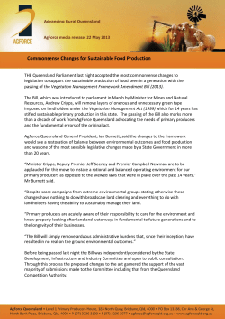 Commonsense Changes for Sustainable Food Production